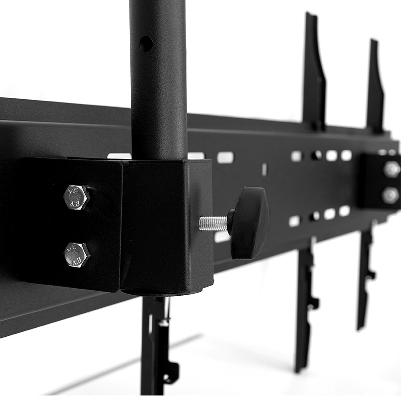 D4370-3 Ceiling TV Mount With Shelf 70inch*2 or 43inch*3 Inches TV Ceiling Flip Mount Ceiling Lift