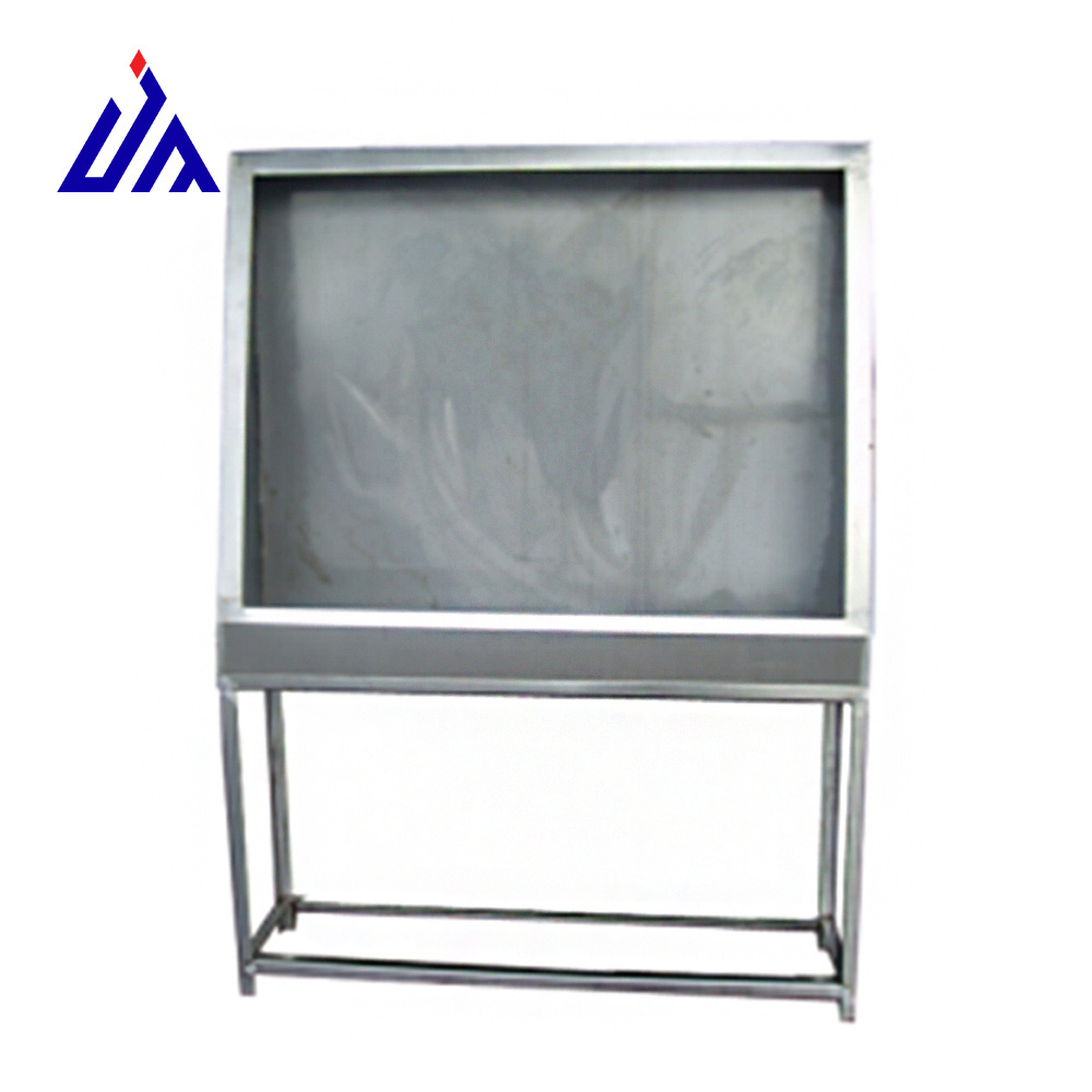 Factory sale directly Screen Printing Washing Tank /Screen Washout Booth with LED Light for pre-stretched screen frame