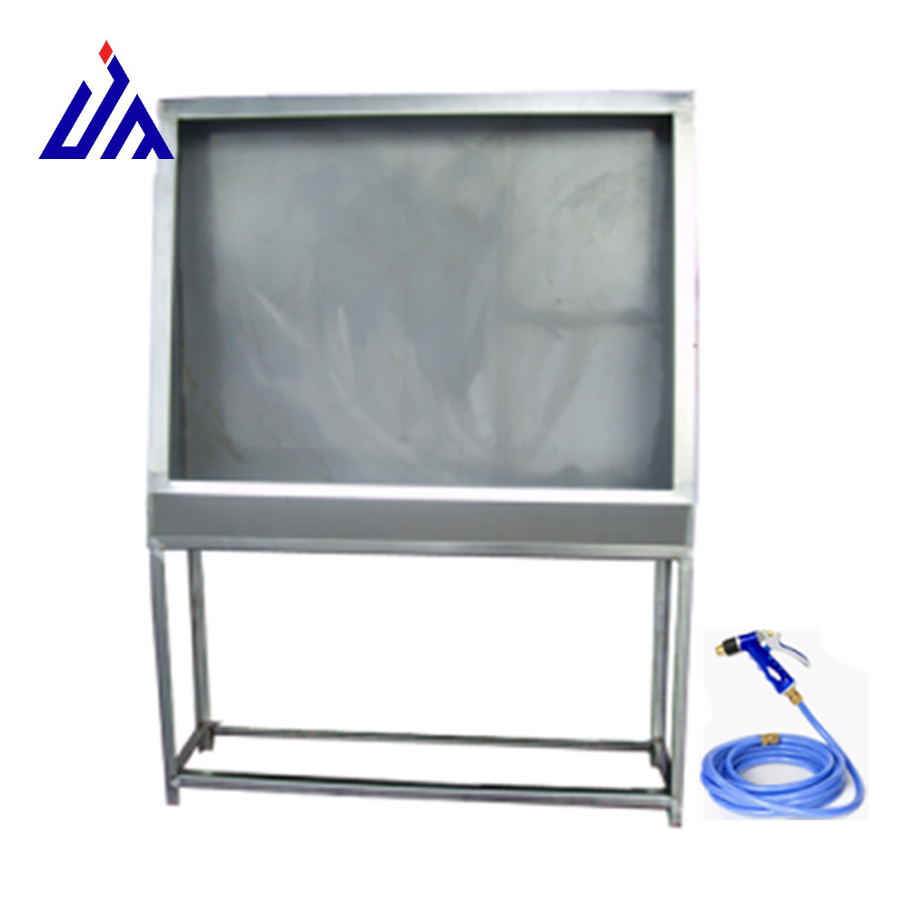 Factory sale directly Screen Printing Washing Tank /Screen Washout Booth with LED Light for pre-stretched screen frame