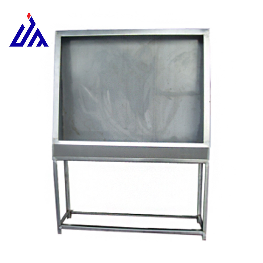 Factory sale directly Screen Printing Washing Tank /Screen Washout Booth with LED Light for pre-stretched screen frame