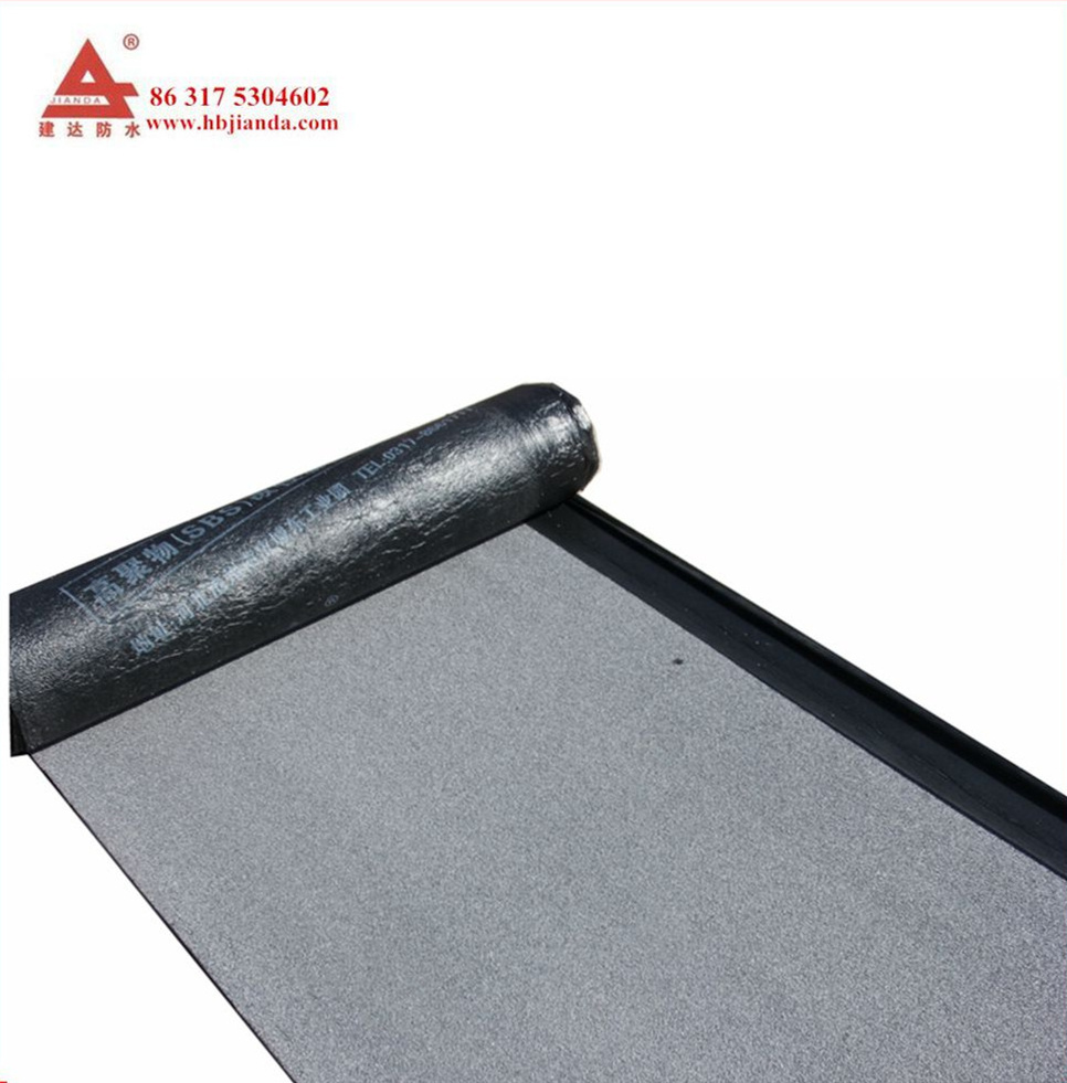 Factory wholesale 4mm thickness asphalt roofing felt SBS APP modified bitumen sheet waterproofing membrane