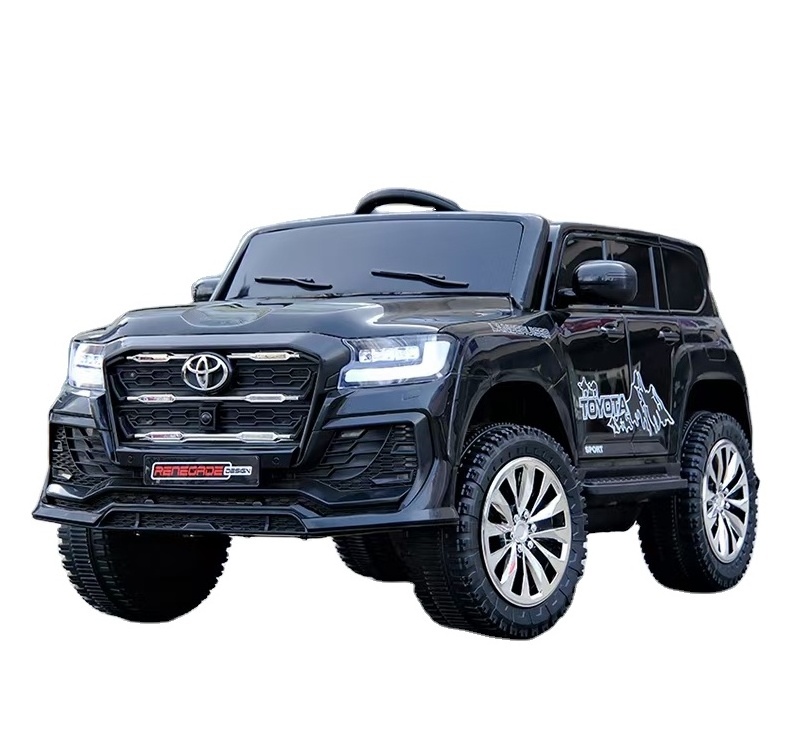 High Quality Two-Seater Four-Wheel Drive Electric Ride On-Off Road Remote-Controlled Plastic Battery-Powered Car Toy Children