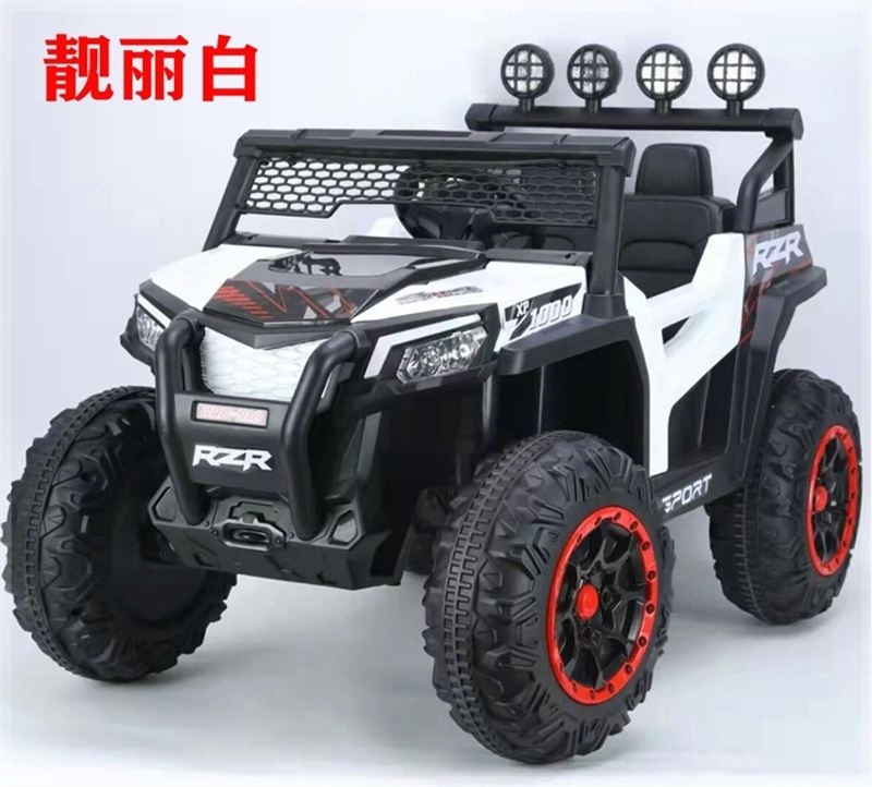 New children's electric car for infants and toddlers rechargeable toy four-wheel off-road car baby remote control car