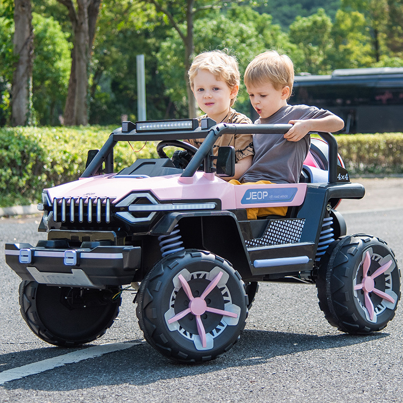 New children's electric vehicle, off-road vehicle, child baby remote control toy car that can sit on adults' high-end children's