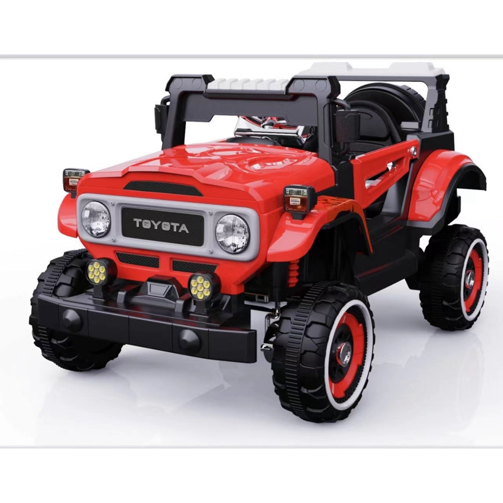 High Quality Unisex Electric Kids Jeep Toy Double or Four Drive Battery-Powered Made of Plastic