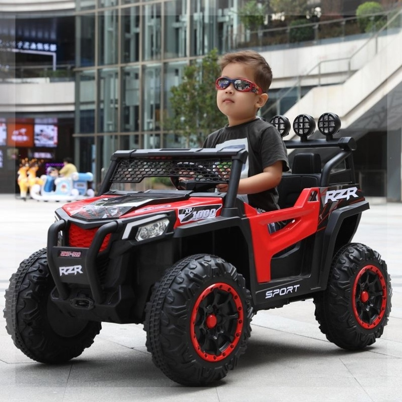 New children's electric car for infants and toddlers rechargeable toy four-wheel off-road car baby remote control car