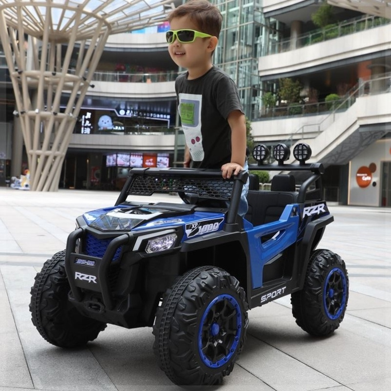 New children's electric car for infants and toddlers rechargeable toy four-wheel off-road car baby remote control car