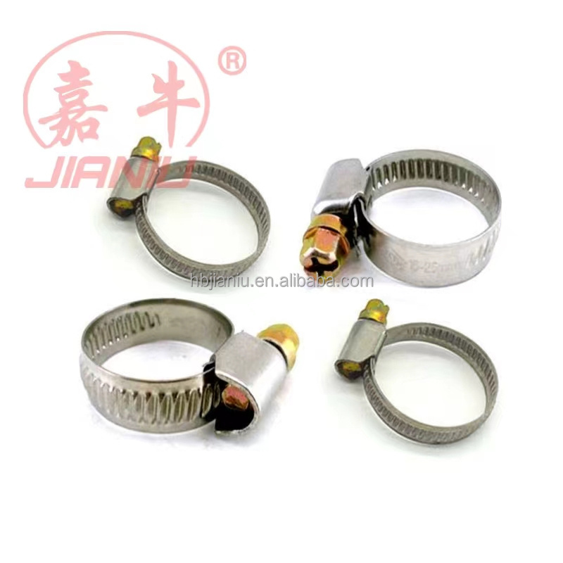 German type hose hoops Stainless Steel 201 or 304  Hose clamp