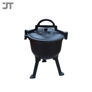 vegetable oil South African Cast iron Cauldron pot/Cast iron potjie pot/South African dutch oven