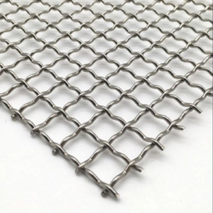 304 material 3mm hole mesh 6 stainless steel crimped wire mesh