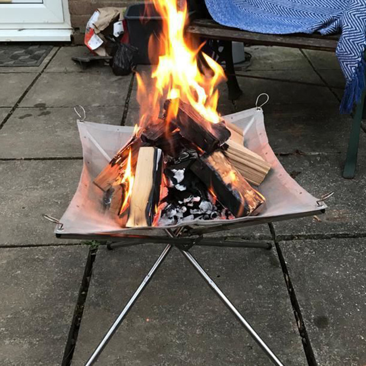 pitcity bonfires portable fire pitcamping folding table fire pitstainless steel fire pit foldable