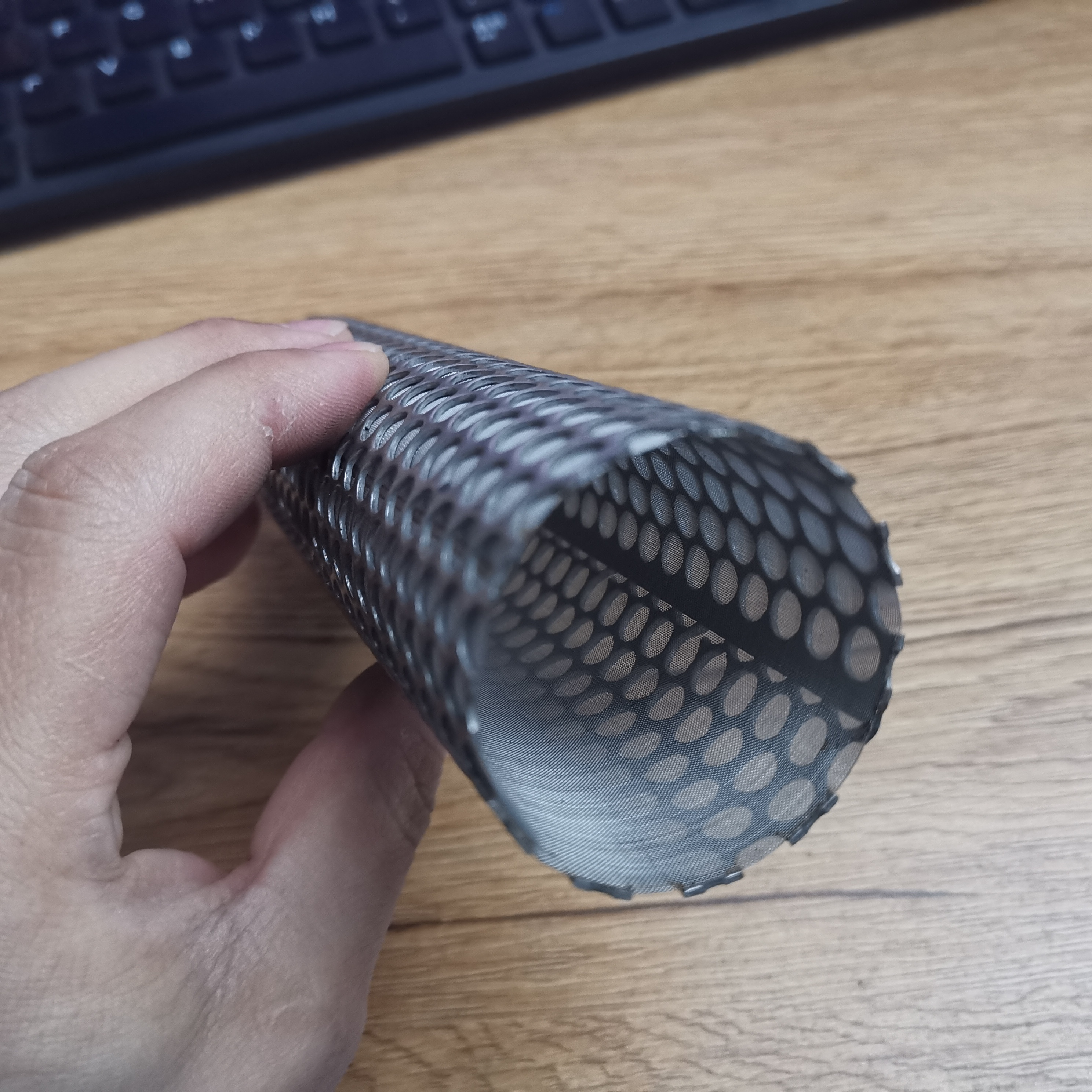 Stainless Steel Round Mesh Perforated Filter Tube