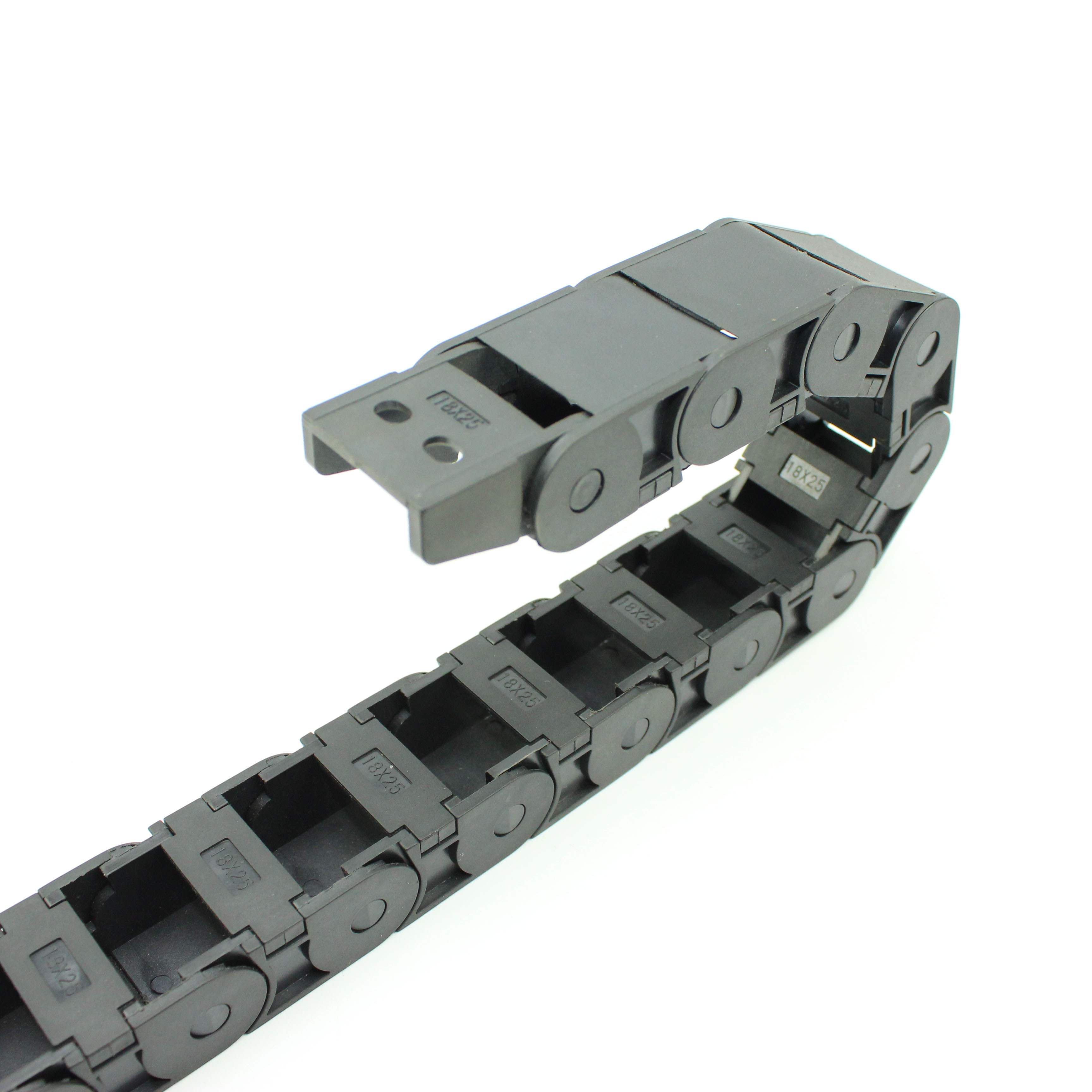 JIASI  100% Raw Material Reinforced Nylon Cable Drag Chain Carrier