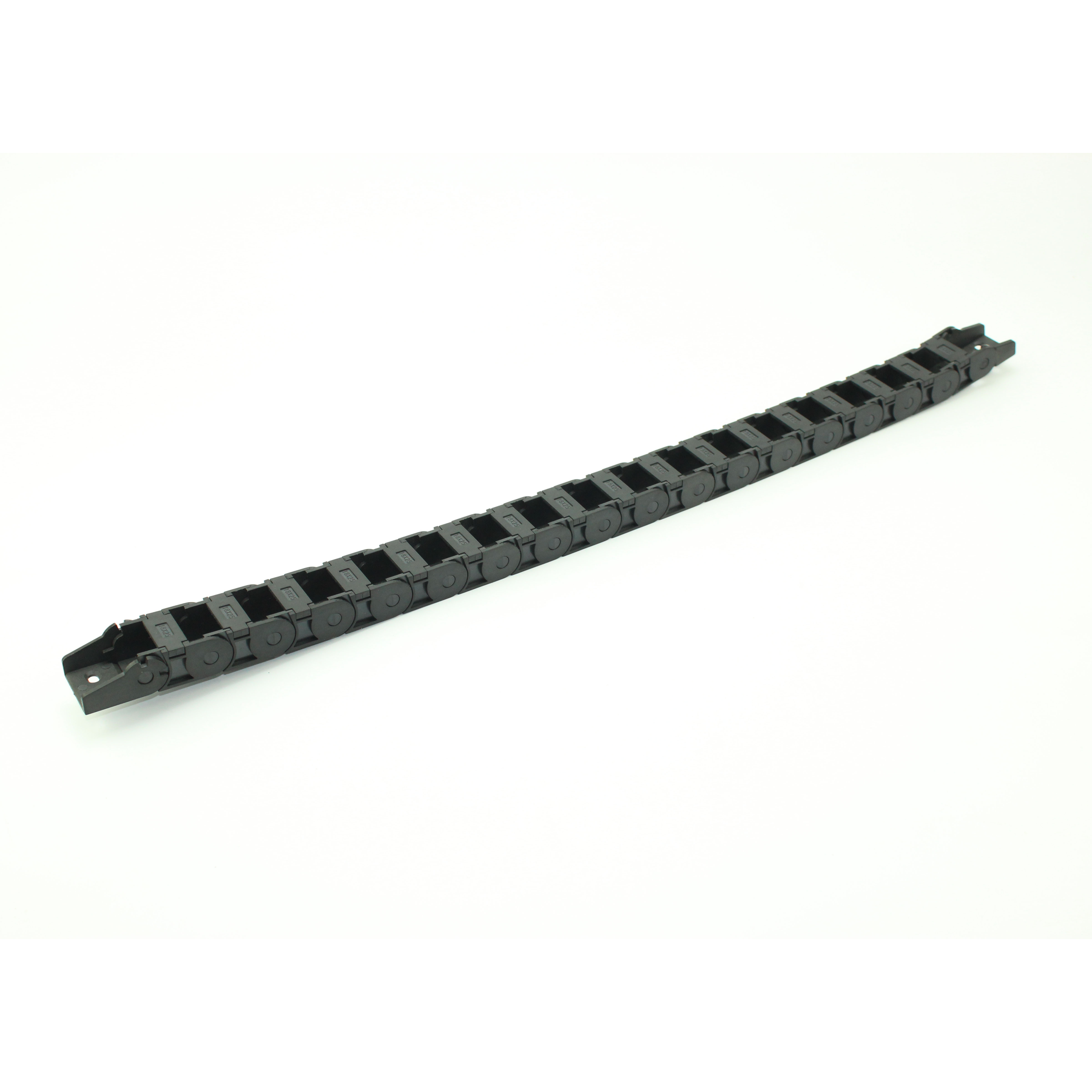 Plastic cable bracket for flexible track cable trough bridge drag chain guide rail