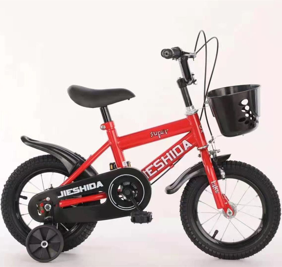 Factory price 12 inch cheap children bicycle kids 4 wheel bike training wheel bike