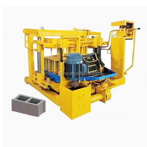 JH4A New Mobile Manual Hollow Brick Block Maker QMY4-30 Concrete Cement Block Making Machine Manufacturer Lowest Price