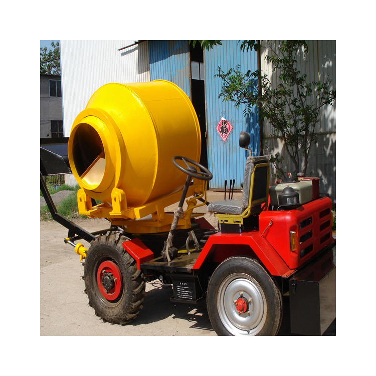 Jinghong Small Concrete Automatic Feeding Mixer Truck Loading and Unloading Integrated Concrete Mixer