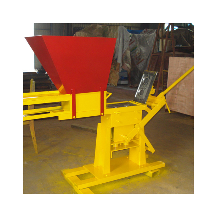 Cheap Hand Operated Soil Hollow Brick Making Machine Manual Clay Lego Interlocking Brick Paving Brick Making Machine