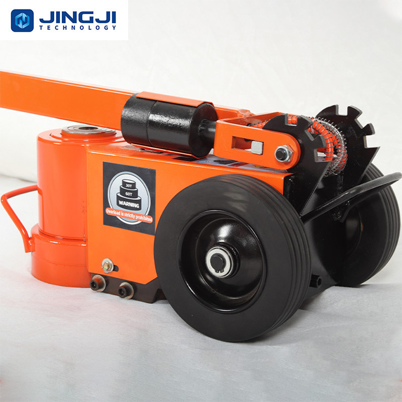 2 Post Air Hydraulic Truck Tyre Repair Jack with capacity 30-120 tons