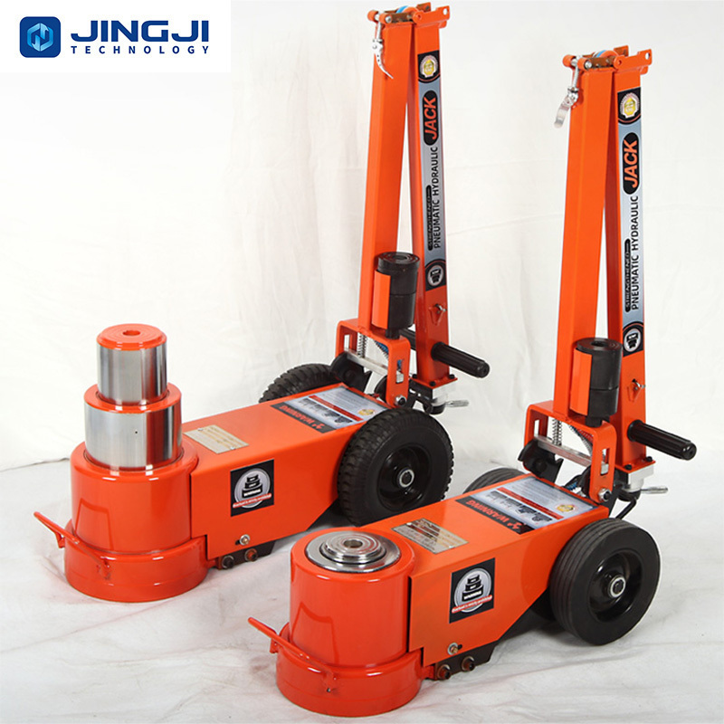 2 Post Air Hydraulic Truck Tyre Repair Jack with capacity 30-120 tons