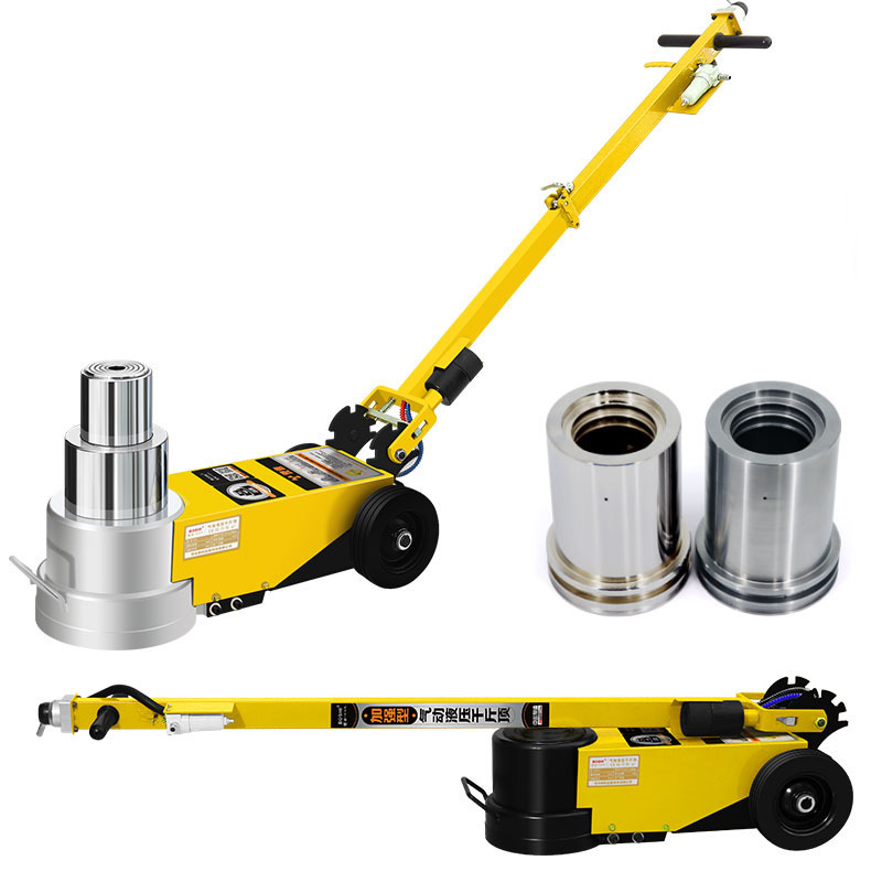 Hot Sale Heavy Duty Double Nodes Truck Repair Lifting Tools 80 Ton Pneumatic Air Hydraulic Jacks