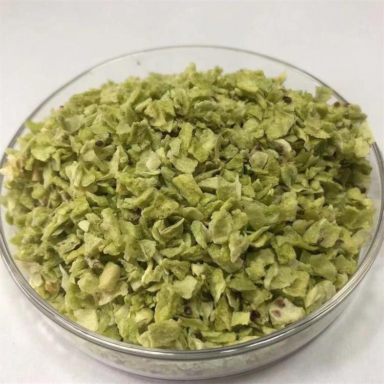 Chinese 100% Natural Wholesale Fruits Granules Freeze FD Dried Crushed Kiwi  for Baking Ingredients Oatmeal