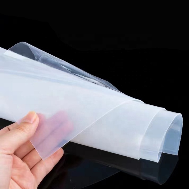 transparent silicon heat transfer rubber sheet roll thin for heat press machine