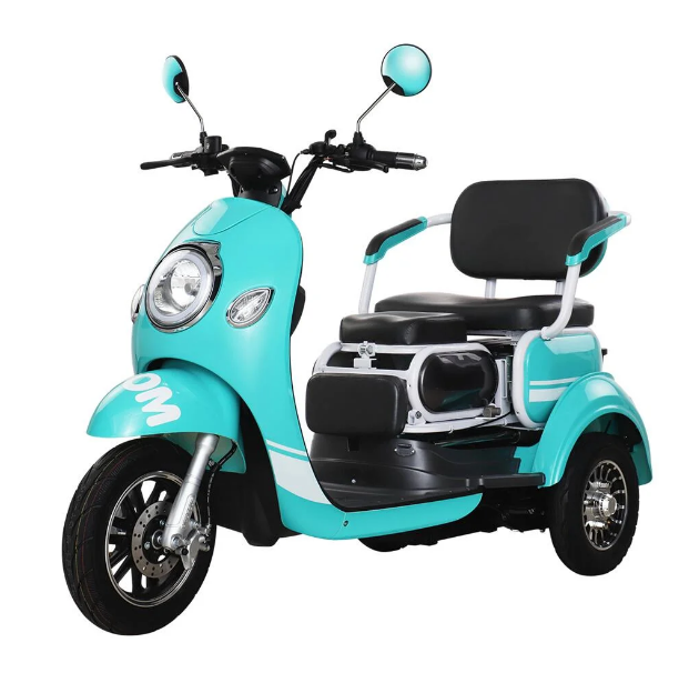 Cheapest 350W 48V Big Wheel Electric Scooter Old Person Tricycle Handicapped Disabled People Shopping Travel Electric Tricycle