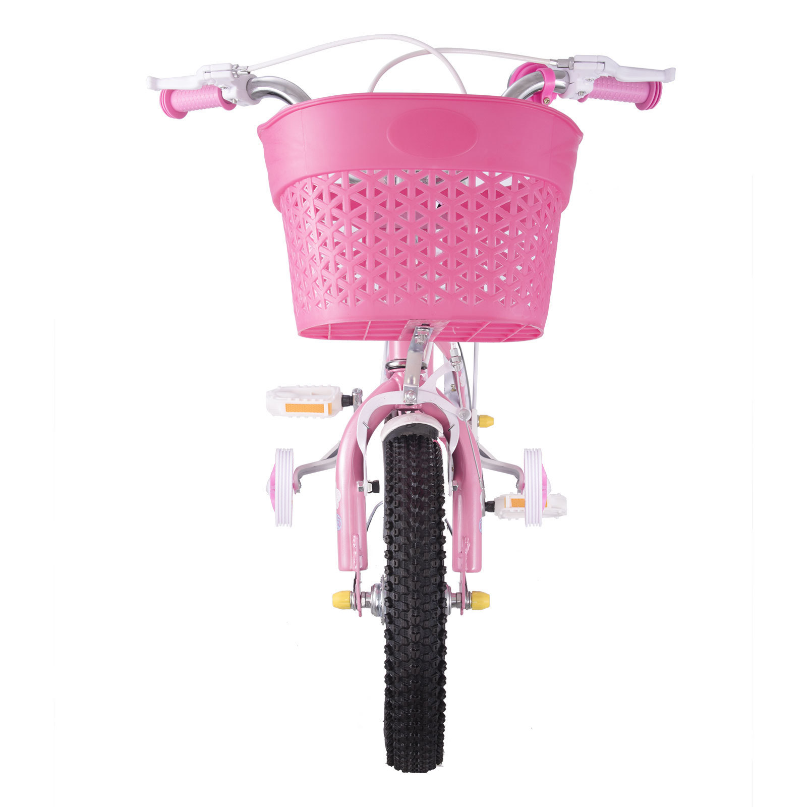 Pink Kids Bike 12-20 Inch Wheels Training Wheels Included Boys and Girls Ages 3-12 Years Old