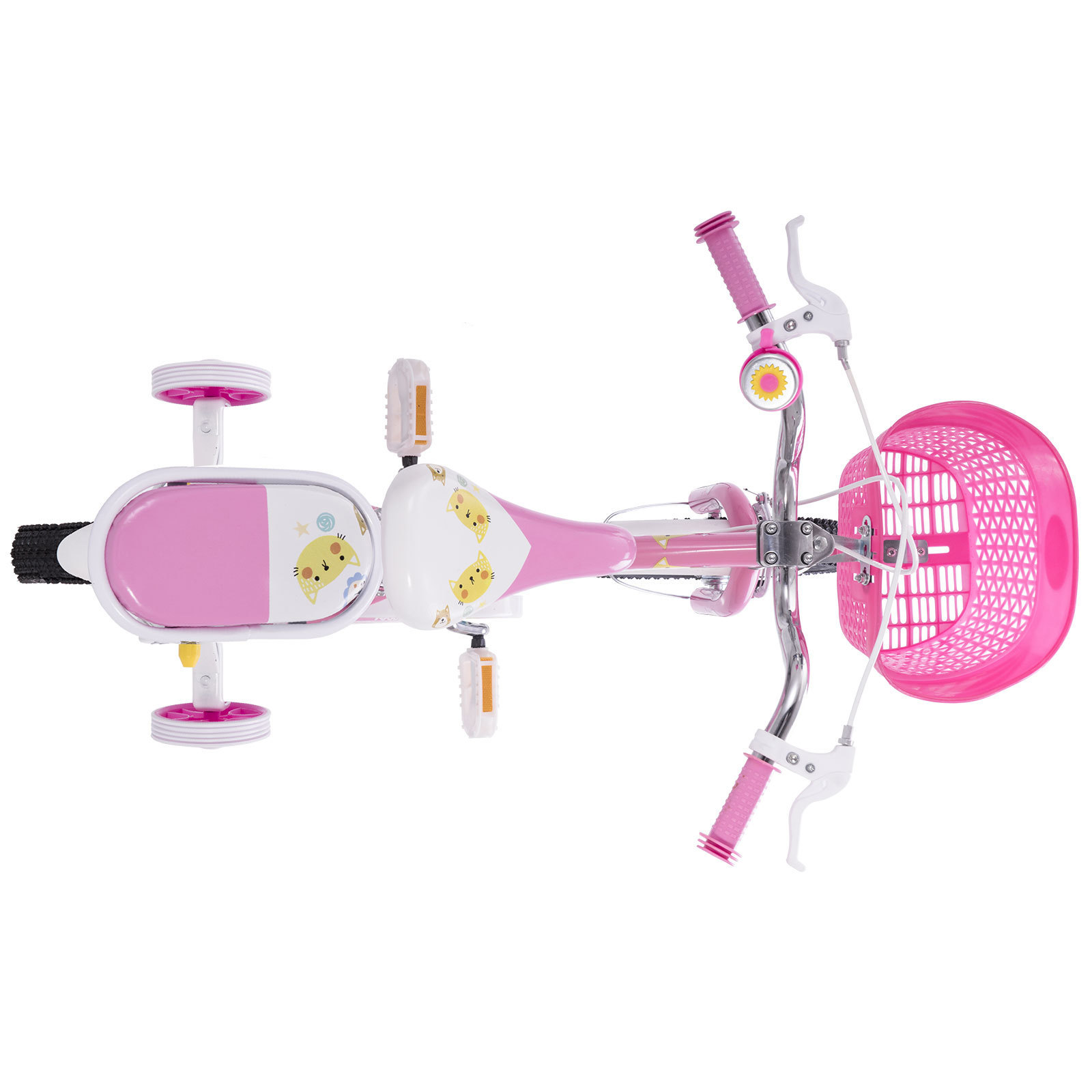 Pink Kids Bike 12-20 Inch Wheels Training Wheels Included Boys and Girls Ages 3-12 Years Old