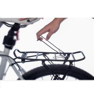 High Quality Aluminium Alloy Bike Luggage Carrier Rack Universal Type Mountain Bike and Road Bike Rear Bicycle Rack