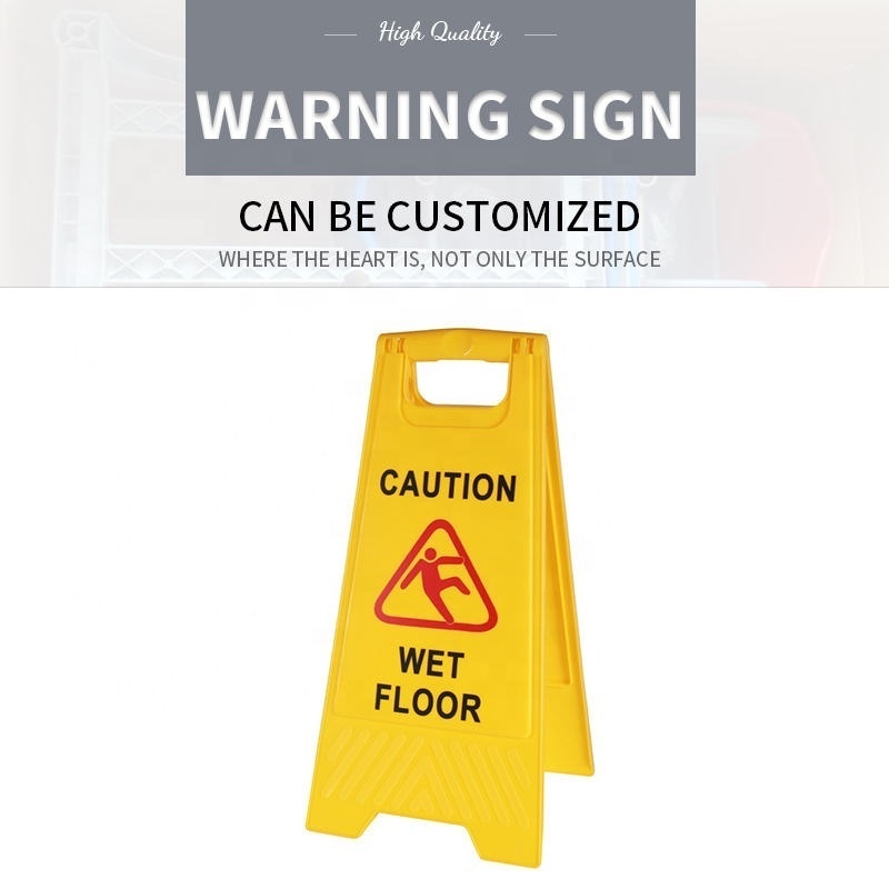 Wet Floor Sign In School Plastic Warning Traffic Sign Board