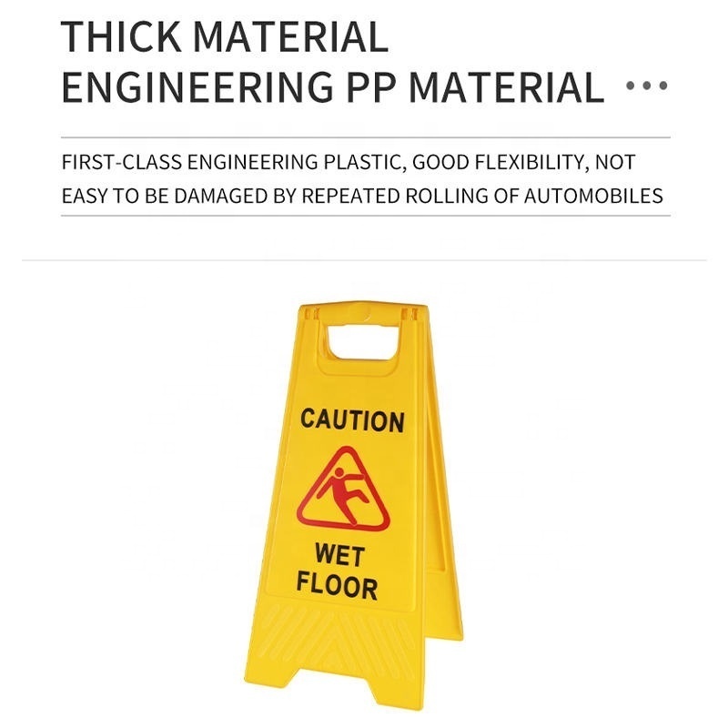 Wet Floor Sign In School Plastic Warning Traffic Sign Board