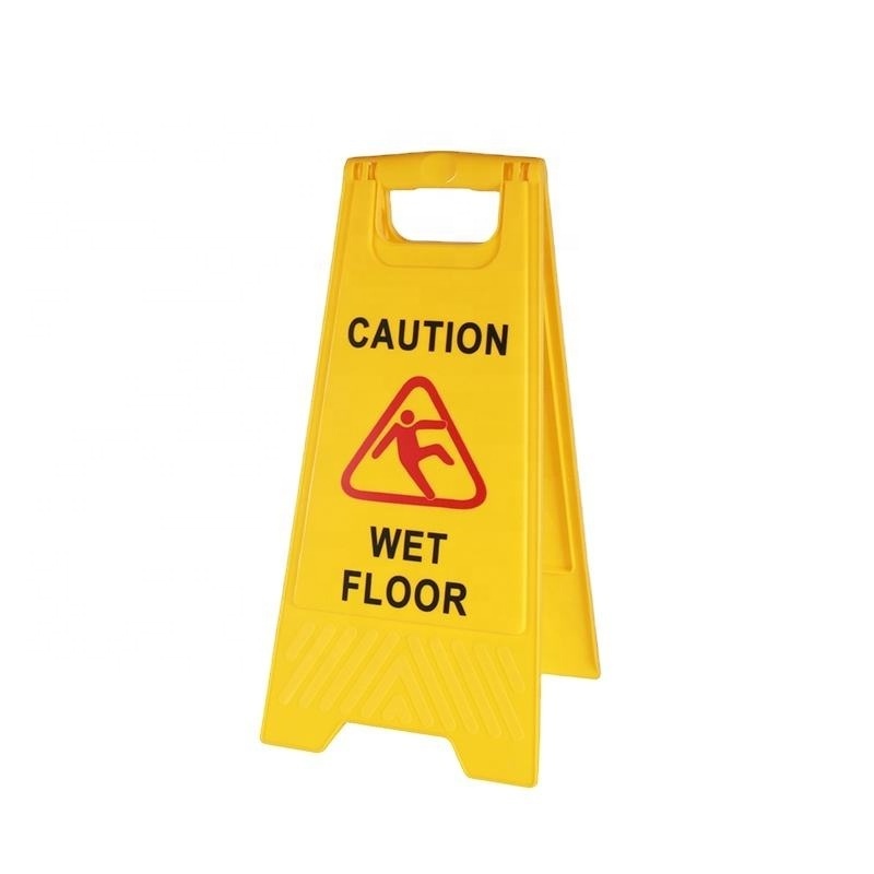 Wet Floor Sign In School Plastic Warning Traffic Sign Board