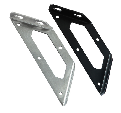 Custom Multifunctional Stainless Steel Door Buckle Black White Lock L-Shaped 90-Degree Right-Angle Fixed Triangle Iron Bracket