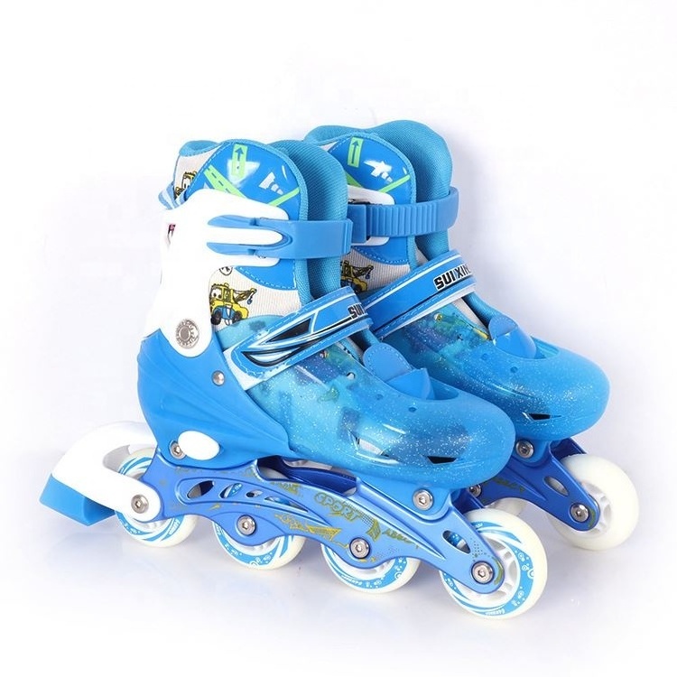 Roller Skates Double Line Skates Women Men Adult Kids Two Line Roller Skate Shoes Patines With 4 Wheels Pat