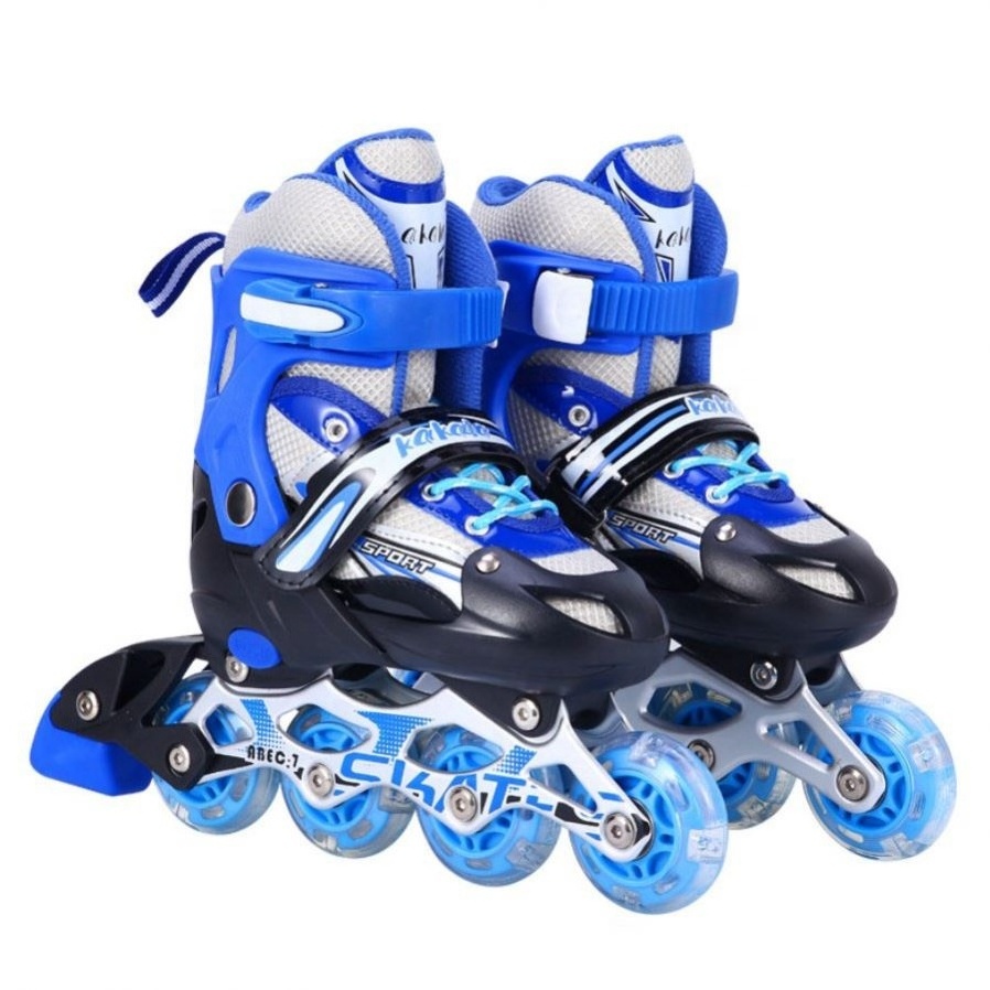 Roller Skates Double Line Skates Women Men Adult Kids Two Line Roller Skate Shoes Patines With 4 Wheels Pat