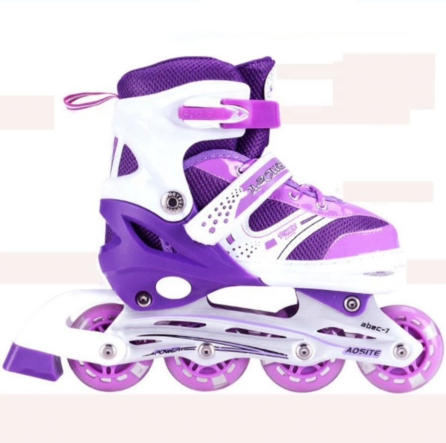 Wholesale  PR-22GS2-Pink Hot Selling Adjustable Inline Skate For Kids And Roller Skates Shoes For Adult