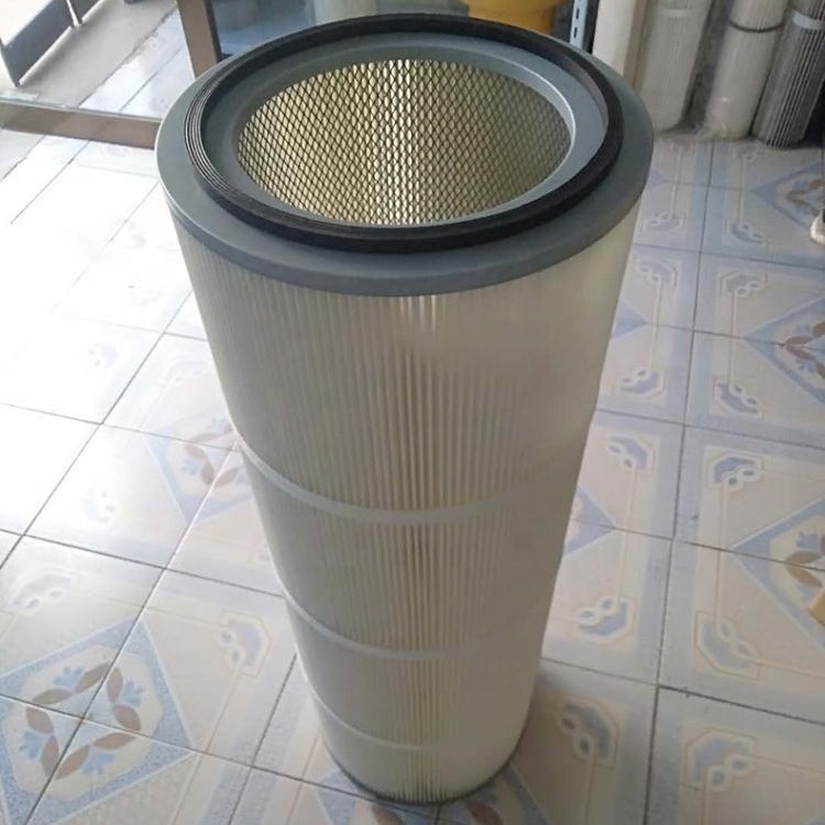 Industrial cylindrical dust cartridge dust collection equipment filter element dust removal filter