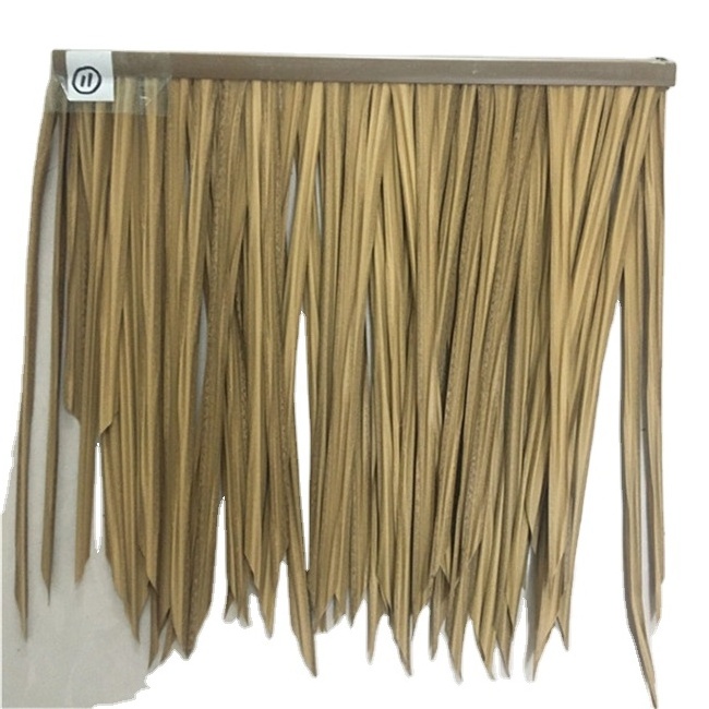 Eco-friendly Weather proof synthetic reed thatch roof tile bali artificial thatch umbrella