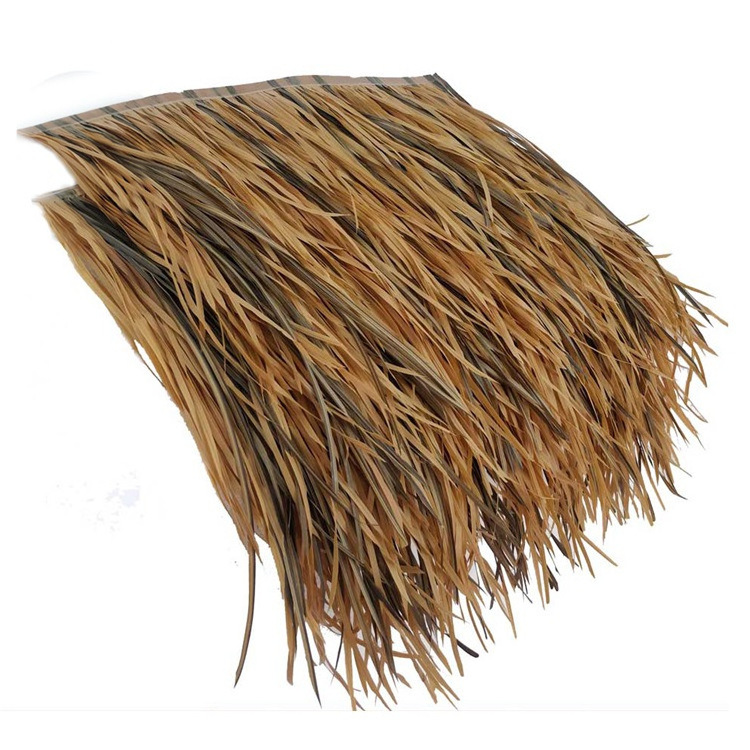 Original PE material long lifespan artificial thatch artificial plastic simulated synthetic African reed thatch roof gazebo for