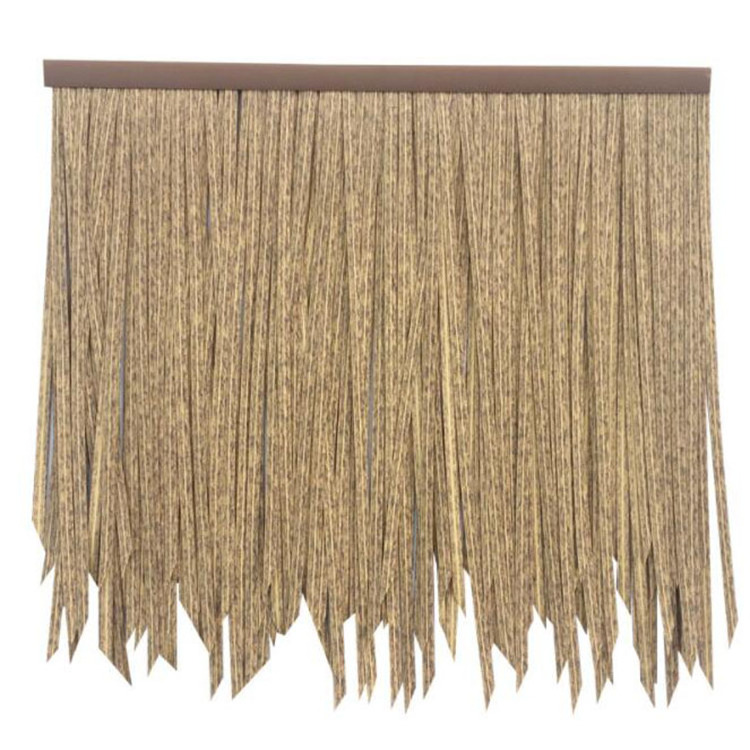 Hot Sale in Canada Artificial Thatch HDPE Material Synthetic Thatch for Gazebo Tiki Hut Palapa