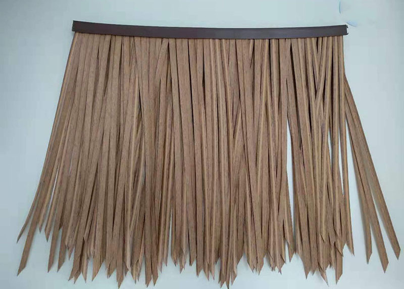 Hot Sale in Canada Artificial Thatch HDPE Material Synthetic Thatch for Gazebo Tiki Hut Palapa