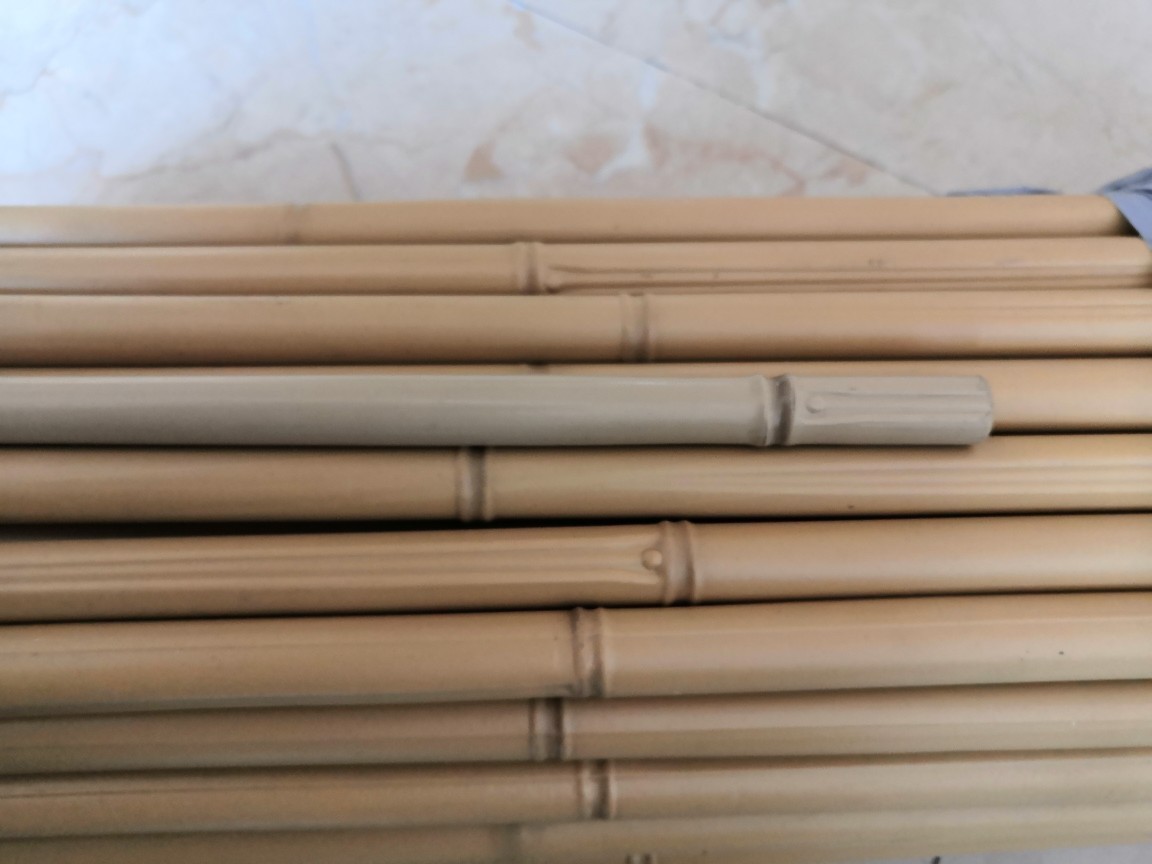 Strong Durable Environmental Friendly Nylon Material Bamboo Pole Artificial Bamboo Pole for Fence Ceiling Decor