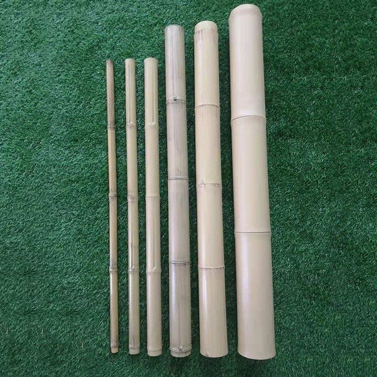 Flame Resistant Synthetic Bamboo Pole Corrosion Resistant Artificial Bamboo Stick for Garden Privacy