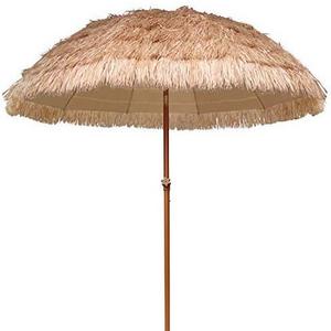 Synthetic palm leaves roof thatch beach umbrella