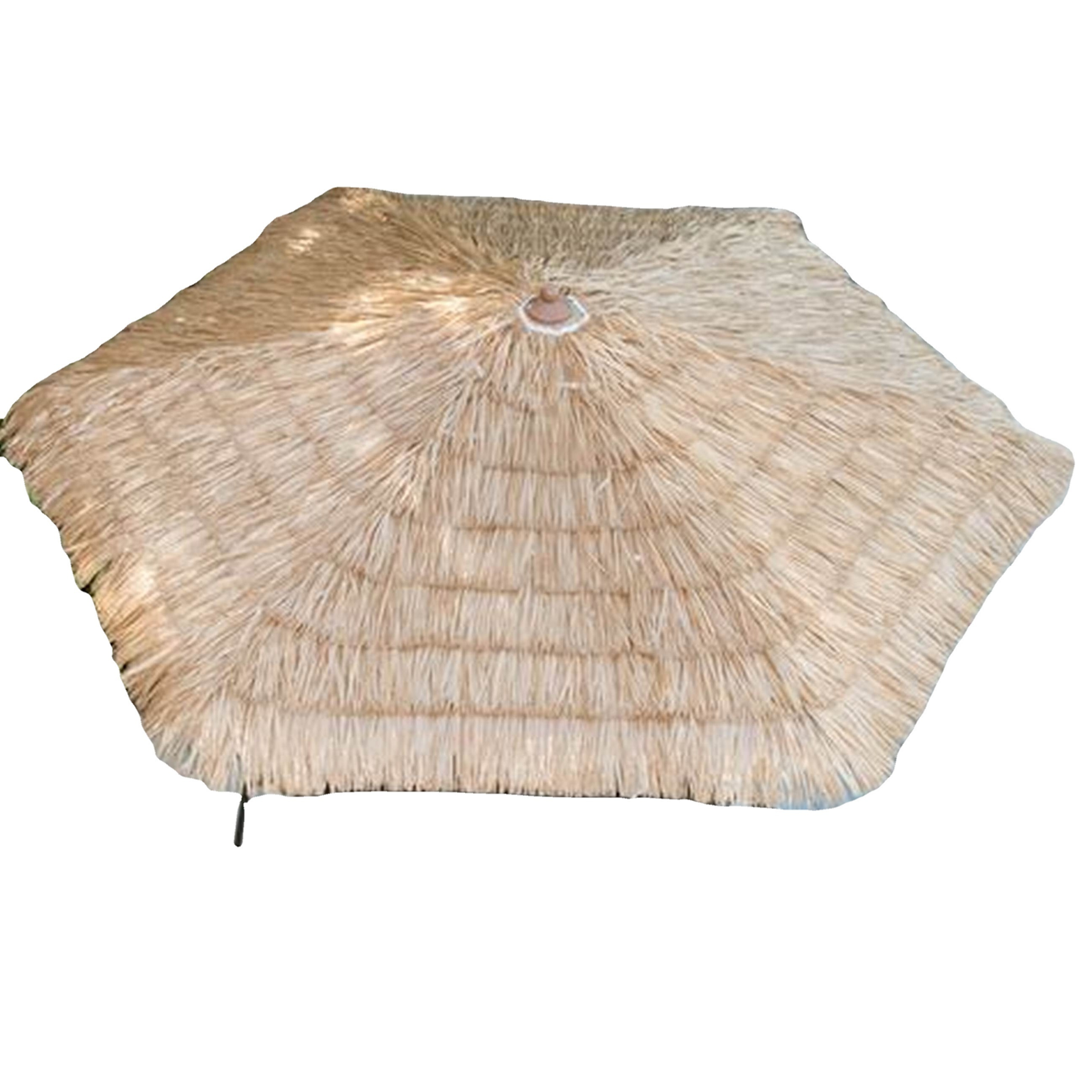 Tropical Palm Leaf umbrella - Thatched Patio umbrella with Cover - Seagrass umbrellas