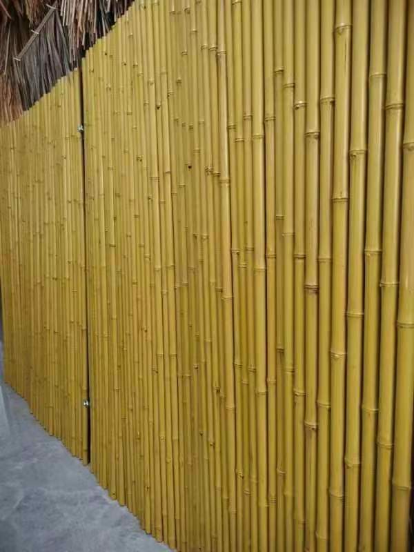 Flame Resistant Synthetic Bamboo Pole Corrosion Resistant Artificial Bamboo Stick for Garden Privacy