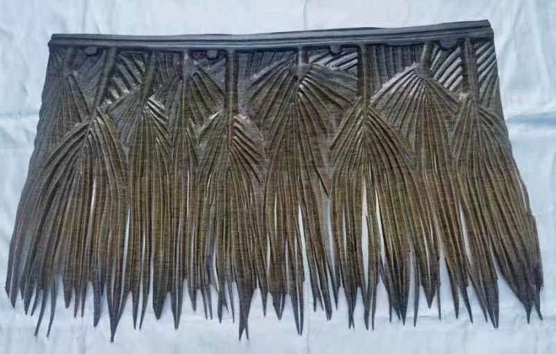 JJC thatched roof gazebo synthetic palm thatch fire proof thatch tiki hut palm leaves for palapas