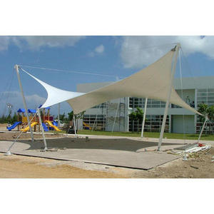 Architecture Shade Roof Outdoor Umbrella Tensile PVC Membrane Structure Building